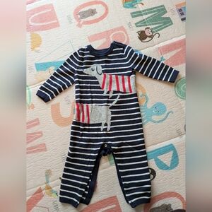 Dachshund Sweater Button Onesie